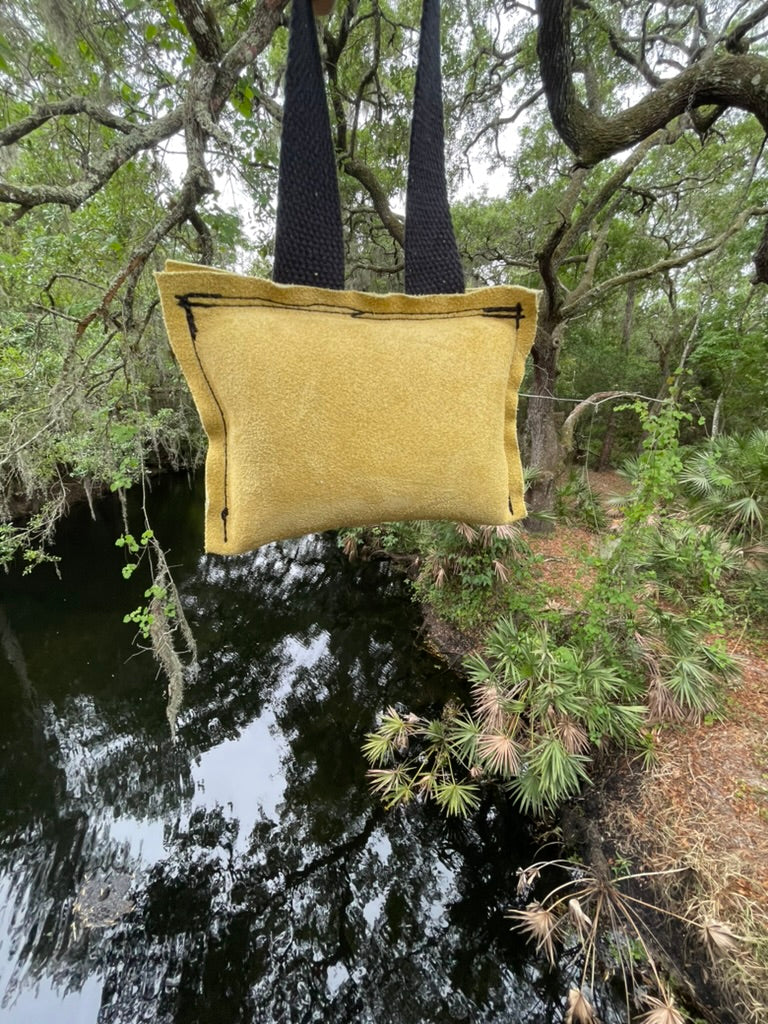 Suede Leather Bite Pillow for Puppies