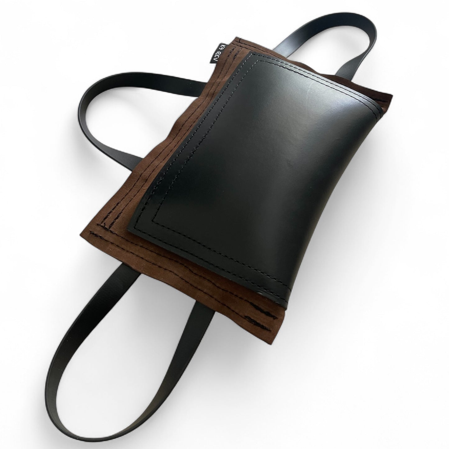 Firm Suede & Leather Bite Pillow – Thin & Durable.