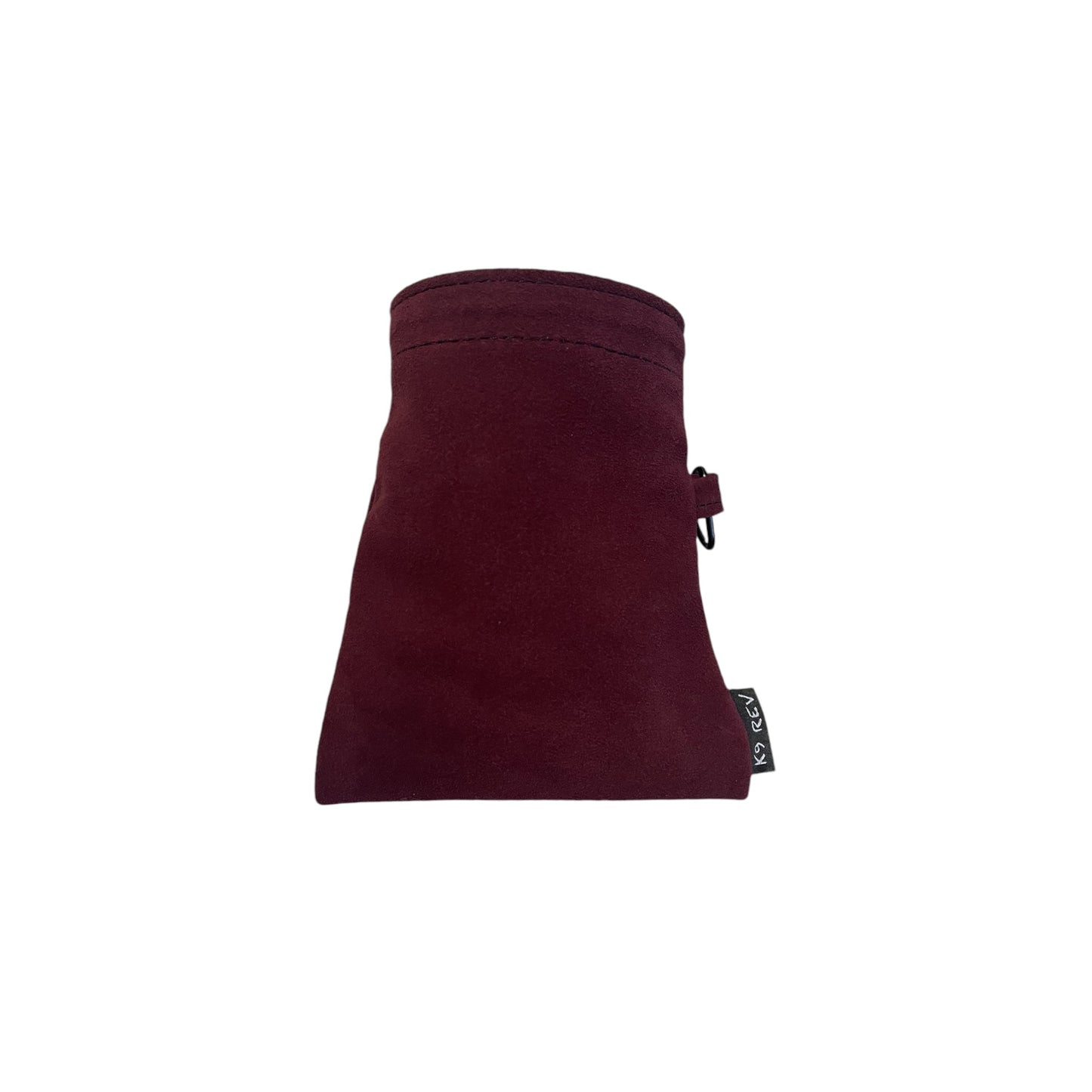 Burgundy Leather Treat Pouch