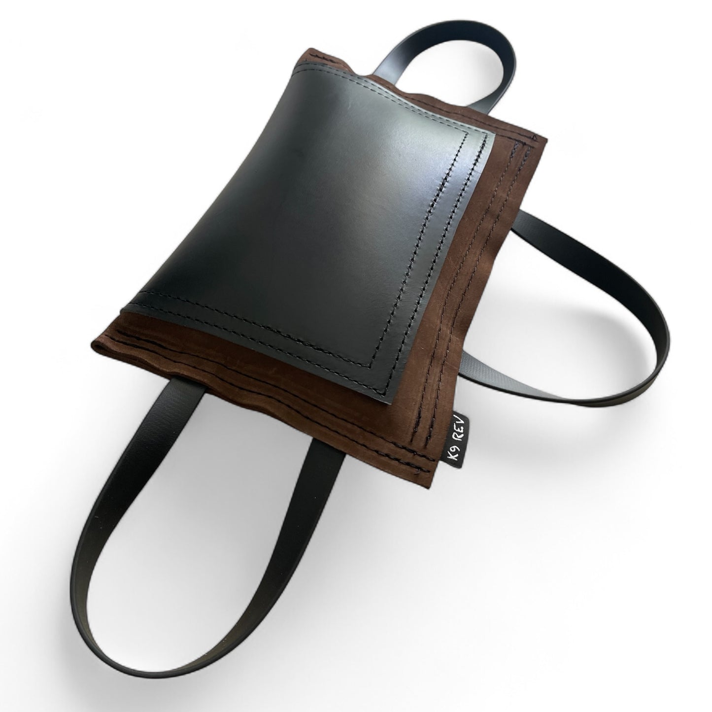 Firm Suede & Leather Bite Pillow – Thin & Durable.